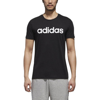 adidas NEO M CE TEE 男士运动T恤 DW7911 黑色 L