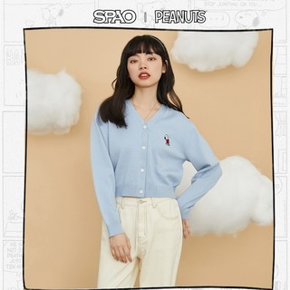 SPAO x Snoopy联名 SPCKB11D11 女士开衫毛衣