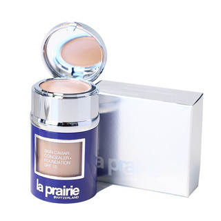 la prairie 莱伯妮粉底液气垫BB霜鱼子精华粉饼15G 含替换装15G 干湿两用 TenderIvory