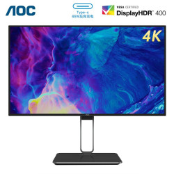 AOC 冠捷 Q27U2 27英寸IPS显示器(4K、82%DCI-P3、Type-C 65W)