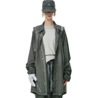 HAMCUS 女士中长款衬衫