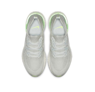 NIKE 耐克 Epic React Flyknit 2 男子跑鞋 BQ8928-100 白绿 40.5