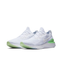 NIKE 耐克 Epic React Flyknit 2 男子跑鞋 BQ8928-100 白绿 41