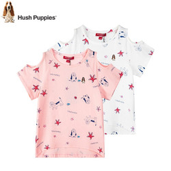 Hush Puppies 暇步士 儿童短袖T恤