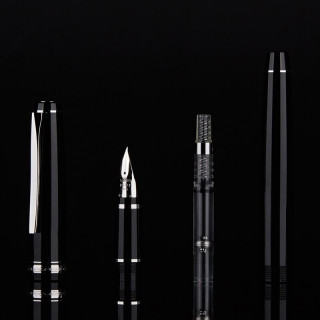 日本(PILOT)百乐钢笔FE-18S鹰嘴系列ELABO软尖14K金笔成人书法练字商务办公送礼礼盒装 红色 SF 0.5MM左右 日常书写