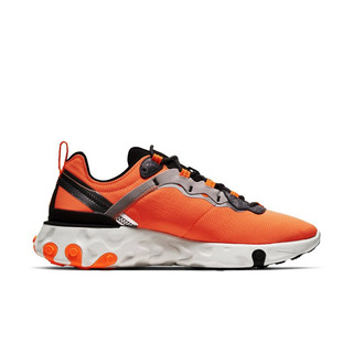 NIKE 耐克 React Element 55 男子跑鞋 CQ4600-800 橙黑银 42.5