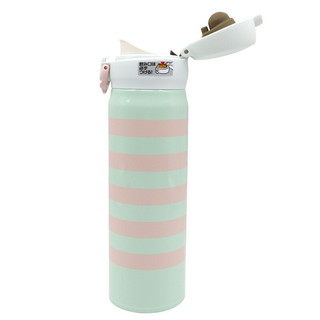 THERMOS 膳魔师 JNL-502G-PBD 保温杯 500ml 绿色条纹