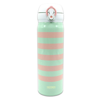 THERMOS 膳魔师 JNL-502G-PBD 保温杯 500ml 绿色条纹