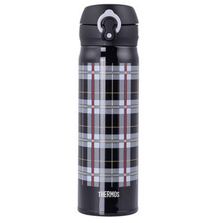 THERMOS 膳魔师 JNL-502G-BKC 保温杯 500ml 黑格子