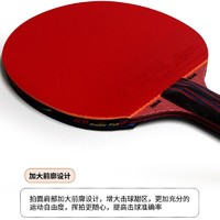双鱼 黑红碳王九星乒乓球拍专业级单拍高级进攻型直拍兵乓球拍