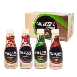 Nestlé 雀巢 Nestle/雀巢咖啡丝滑拿铁焦糖摩卡瓶装268ml 瓶装即饮咖啡饮料品