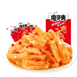 WeiLong 卫龙 魔芋爽 辣条 香辣素毛肚魔芋爽50g*8包