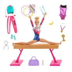 Barbie 芭比 娃娃之百变体操运动员套装GJM72