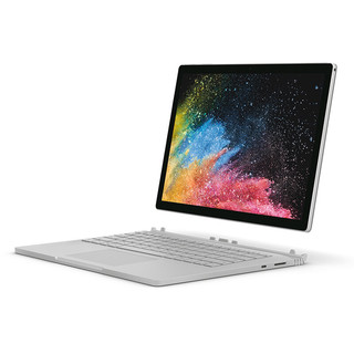 Microsoft 微软 Surface Book 2 13.5英寸 二合一平板笔记本电脑 银色(酷睿i7-8650U、GTX 1050、16GB、1TB SSD、3K、PixelSense触摸显示）