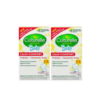 Culturelle 康萃乐 婴幼儿舒缓益生菌洋甘菊滴剂 8.5ml*2【有效期至21年10月】