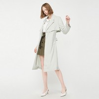 VERO MODA  319321529 女士长款风衣外套