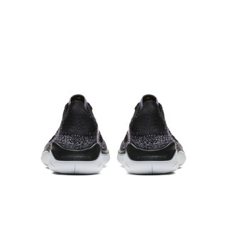 NIKE 耐克 Free RN Flyknit 2018 女子跑鞋 942839-101 黑灰 37.5