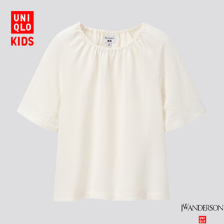 UNIQLO 优衣库 童装/亲子装 打褶衬衫(水洗产品) 426948