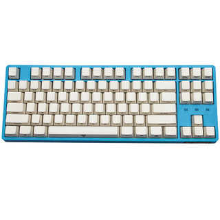iNSIST 影级 Designer 87键 有线机械键盘 侧刻 蔚蓝色 Cherry红轴 无光