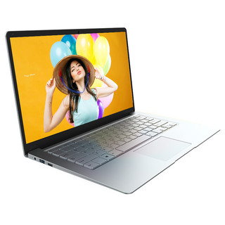 jumper 中柏 EZbook S4 14.1英寸 轻薄本 极光银(赛扬N4100、核芯显卡、4GB、64GB SSD、1080P、IPS）