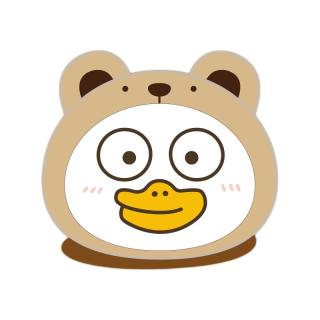 duckyofriends熊熊鸭抱枕222814cm