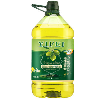 逸飞 添加10%橄榄油食用油调和油 4L