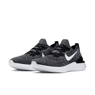 NIKE 耐克 Epic React Flyknit 2 男子跑鞋 BQ8928-010 黑白 43