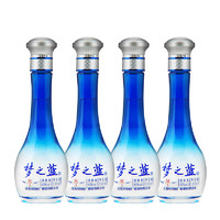 YANGHE 洋河 梦之蓝 M1 Mini版 45%vol 浓香型白酒 100ml*4瓶 整箱装