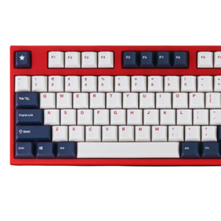 LEOPOLD 利奥博德 FC900R PD版 104键 有线机械键盘 红蓝 Cherry静音红轴 无光
