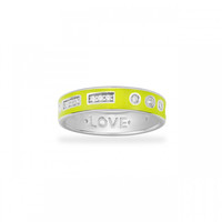 APM Monaco VALENTINE系列 A20448OX 女士LOVE摩斯密码925银戒指