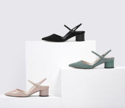 CHARLES & KEITH CK1-60920135  女士尖头中跟鞋