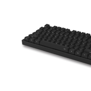 iKBC W200 87键 2.4G无线机械键盘 侧刻 黑色 Cherry茶轴 无光
