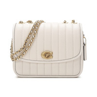 COACH 蔻驰 Madison系列 女士单肩斜跨包 4684 B4 HA 黄铜色硬件/粉白色