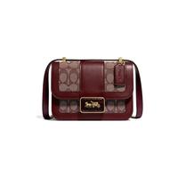 COACH 蔻驰 Alie系列 女士单肩斜跨包 4616 B4RH5 勃艮第色 樱桃色 小号