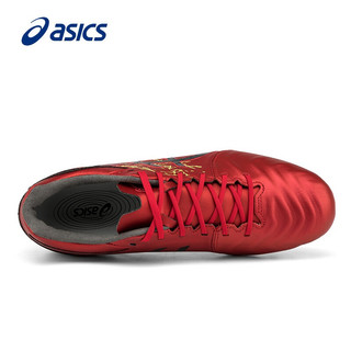 ASICS亚瑟士足球鞋2021春季新款DS LIGHT AG短钉人造草袋鼠皮男鞋比赛球鞋官方旗舰 红黑 39.5