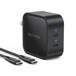 Ravpower 睿能宝 RAVPower 90W 双口PD快充充电头