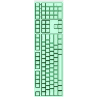 iKBC F210 108键 有线机械键盘 绿色 Cherry红轴 无
