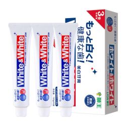 LION 狮王 WHITE&WHITE洁白牙膏 150g*3支