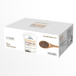 CLASSY·KISS 卡士 元气奇亚籽 低温酸奶 138g*6杯