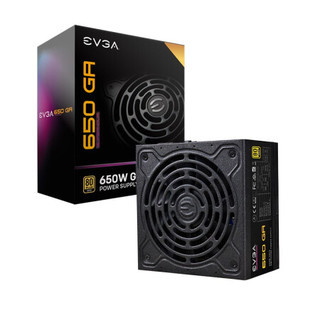 EVGA 额定650W GA电脑电源（80PLUS金牌/全模组）