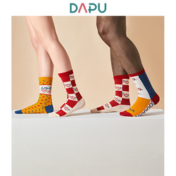 DAPU 大朴 AF0W0201109000 男女款中帮袜套装 3双装