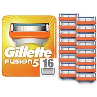 Prime会员：Gillette 吉列 Fusion5 锋隐 男士剃须5层刀片 16件装