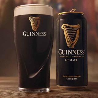 临期品：GUINNESS 健力士 爱尔兰进口啤酒 440ml*4听