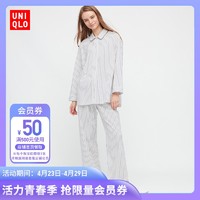 UNIQLO 优衣库 女装 睡衣(长袖 家居服) 434505 UNIQLO