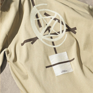 LI-NING 李宁 溯系列 敦煌博物馆联名款 男子运动T恤 AHSR709-4 中卡其 XL