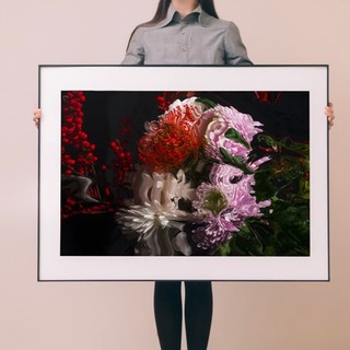 PICA Photo 拾相记 Davy Evans 作品《花 2号》内衬装裱 影像工艺 28*33 50版