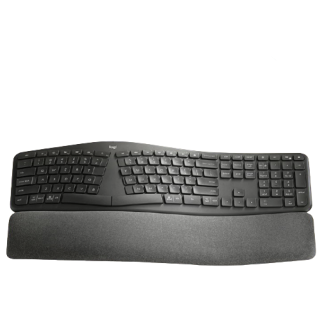 logitech 罗技 ERGO K860 多模薄膜键盘 黑色 无光