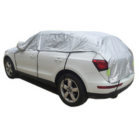 GiGi 汽车遮阳罩半罩车衣夏季防晒隔热防雨防尘罩遮阳挡半身车套雪挡罩