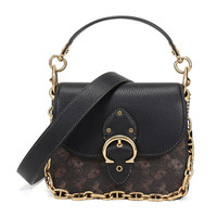 COACH 蔻驰 BEAT系列 女士牛皮革单肩包 4603 B4SI1 松露黑色 中号
