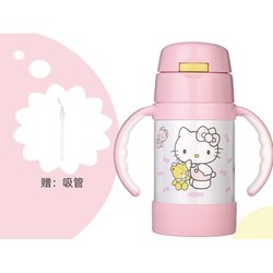 THERMOS 膳魔师  FEC系列 儿童水杯316L不锈钢保温杯 280ml KT猫 粉色